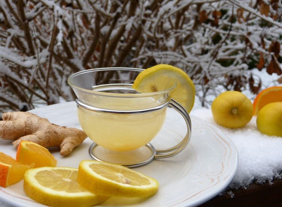 arbata su citrina imbiero pagrindu stiprumui